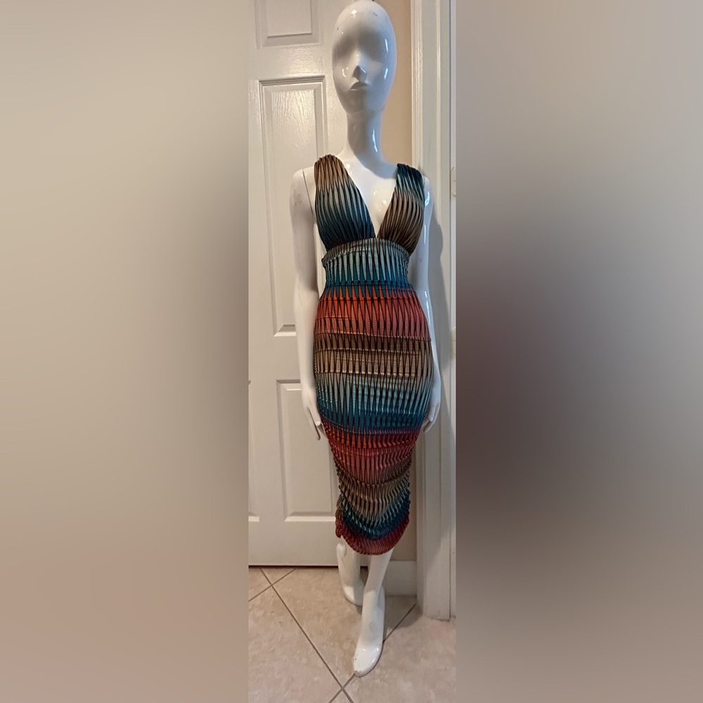 Blanc Clothing Womens Multicolor Dress Size Small